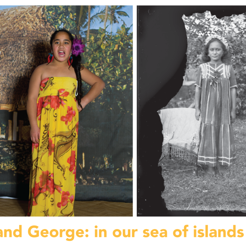 Two photographs of Pasifika people