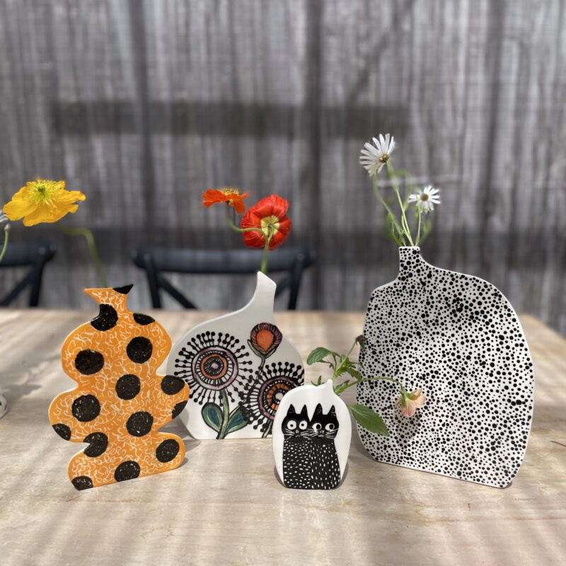 Funky statement vase workshop